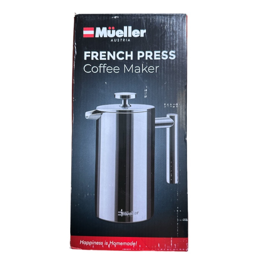 Mueller Stainless Steel French Press Coffee Maker